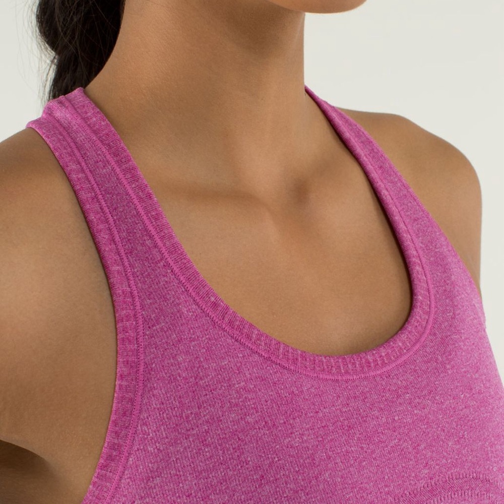 Lululemon Run Swiftly Tech Racerback Women’s Tank 'Heathered Raspberry' Size (6) - Picture 14 of 15